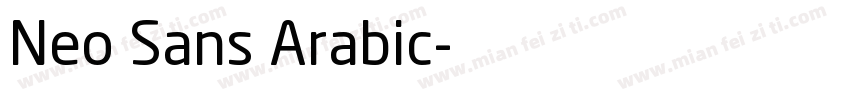 Neo Sans Arabic字体转换